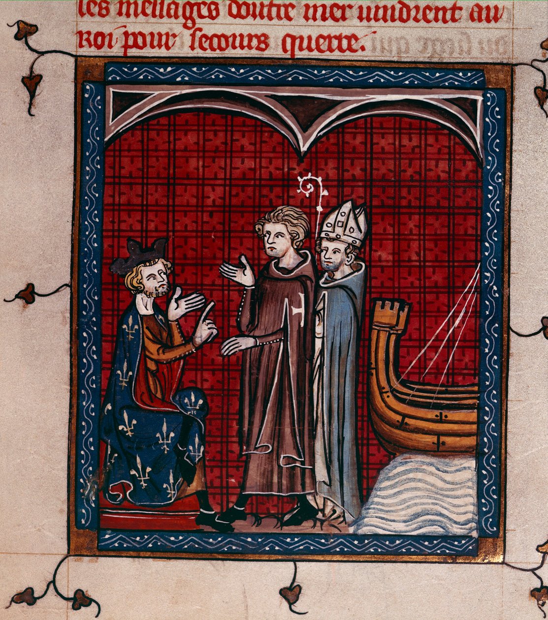 Kraliyet 16 G. VI, f.337 Kral II. Philip ve Patrik, 