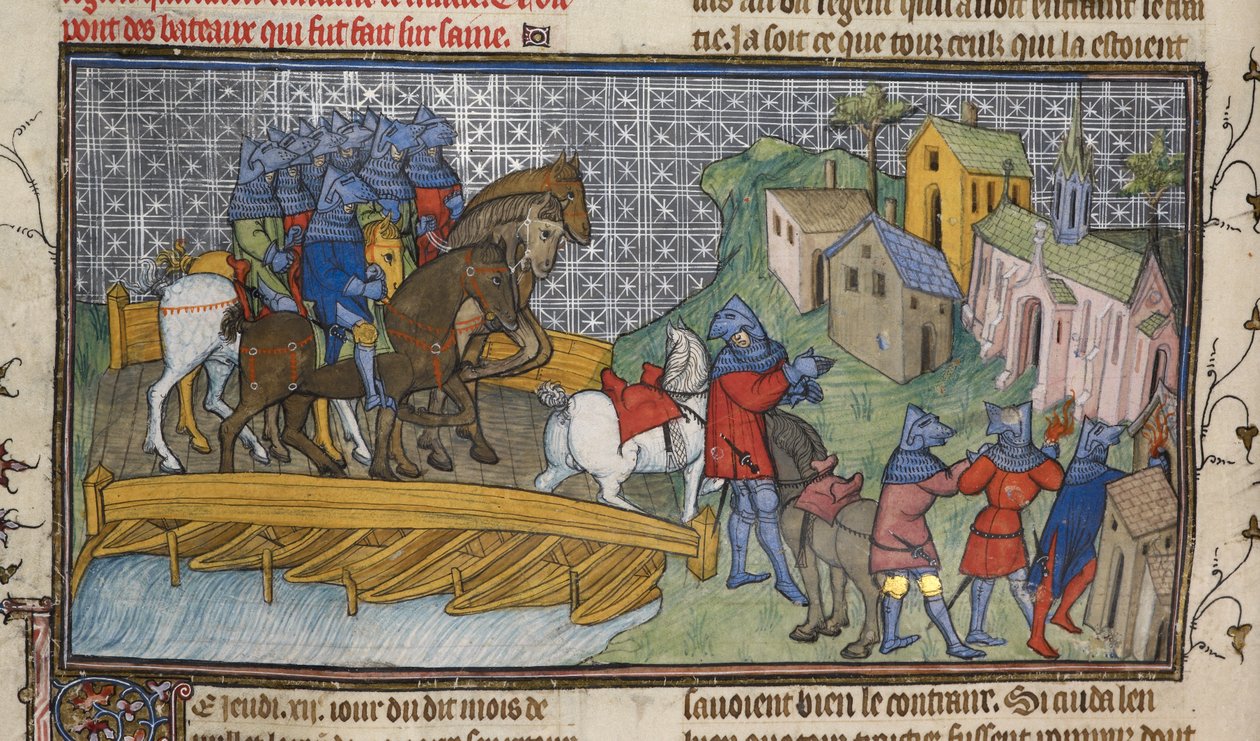 Royal 20 C. VII, f.136v Seine Geçidi, 