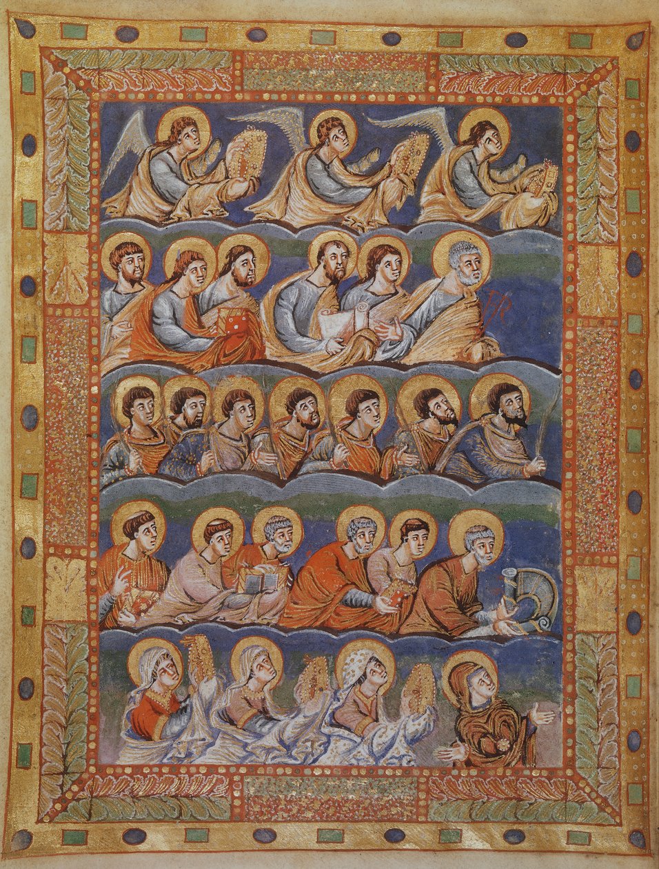 Saint-Denis Sacramentary, Fransa, 9. yüzyıl by French School