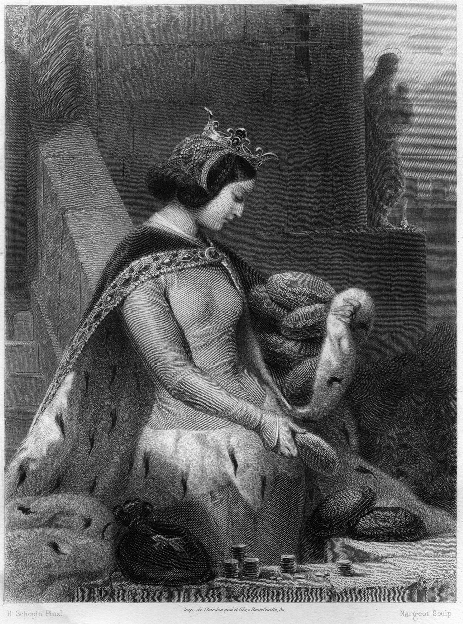 Saint Bathilde Fransa Kraliçesi (ö. 680) Clovis II