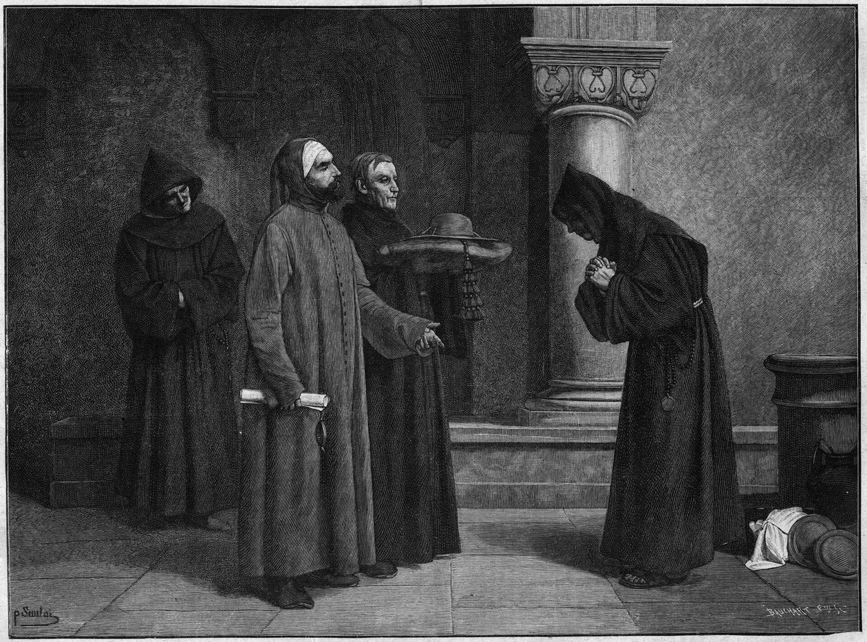 Aziz Bonaventure (Giovanni di Fidanza, Doktor Seraphique, San Bonaventura olarak bilinir) (1221-1274) kardinal şapkasını alır. 1273