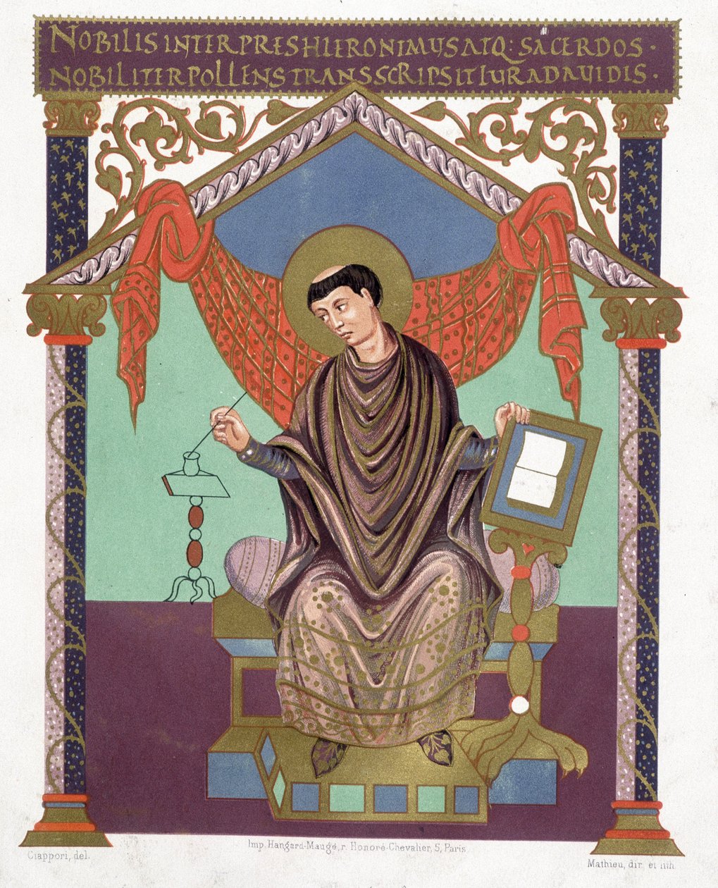 Aziz Jérôme. “9. yüzyılda Fransa”da. by French School