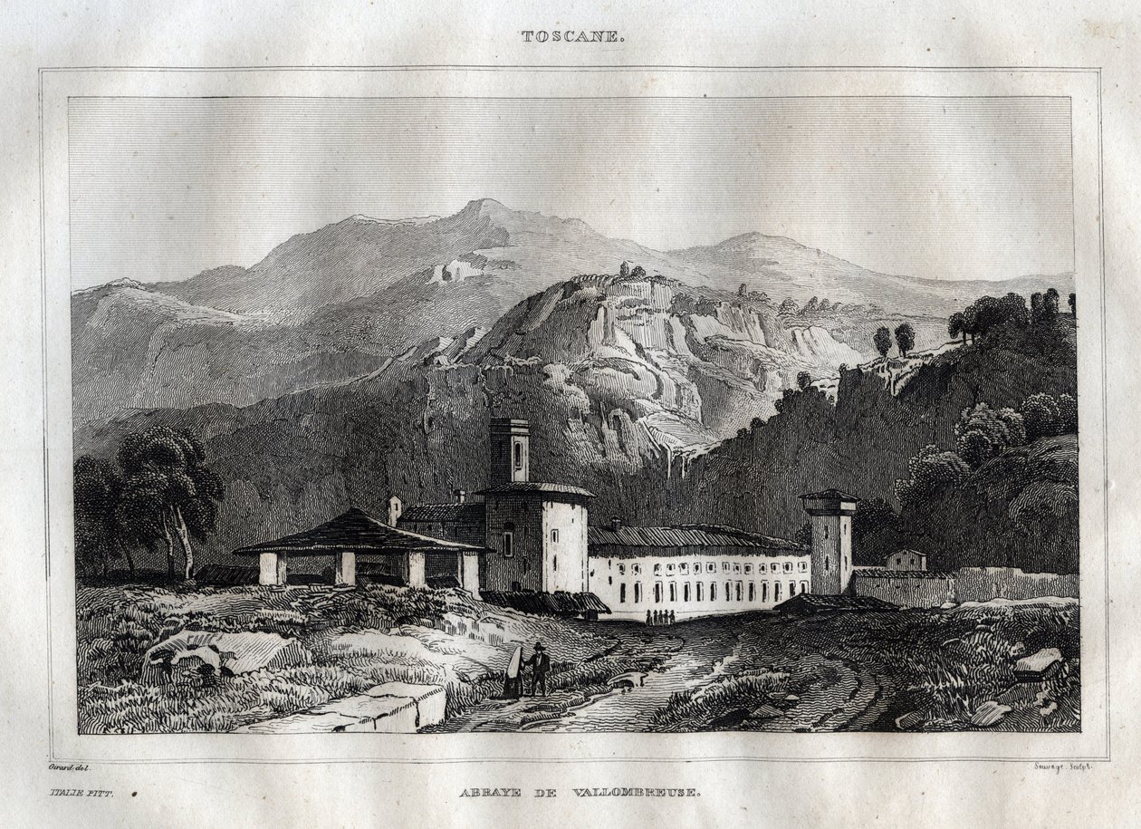 Santa Maria di Vallombrosa Benedictine manastırı, Toskana