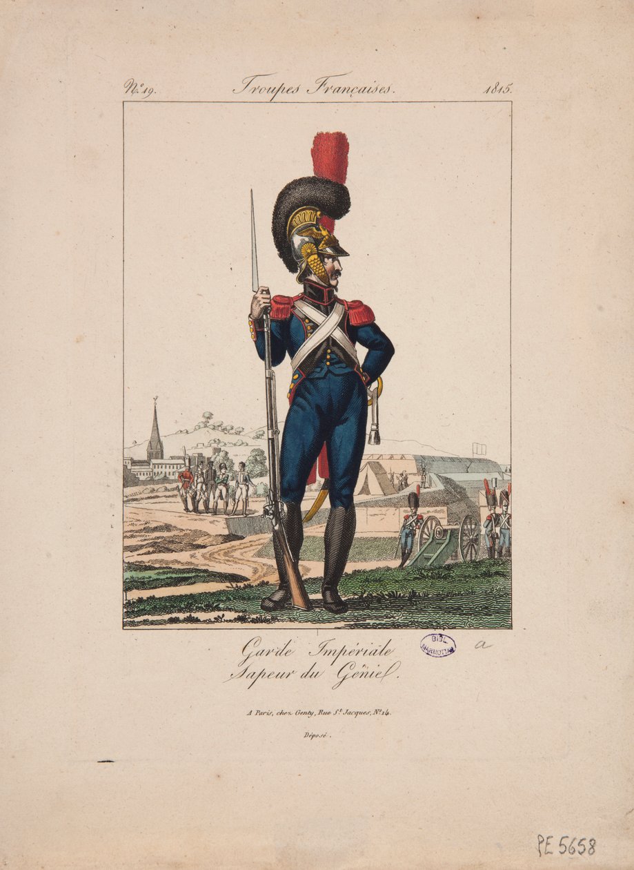 İmparatorluk Muhafızlarının Bozucusu, Fransız Birlikleri, no.19 by French School