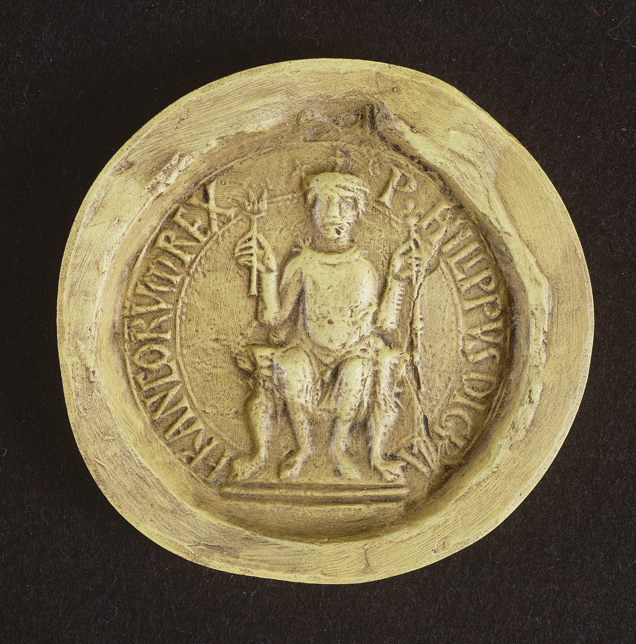 Philippe I Mührü (1052-1108) 1082 (balmumu) by French School