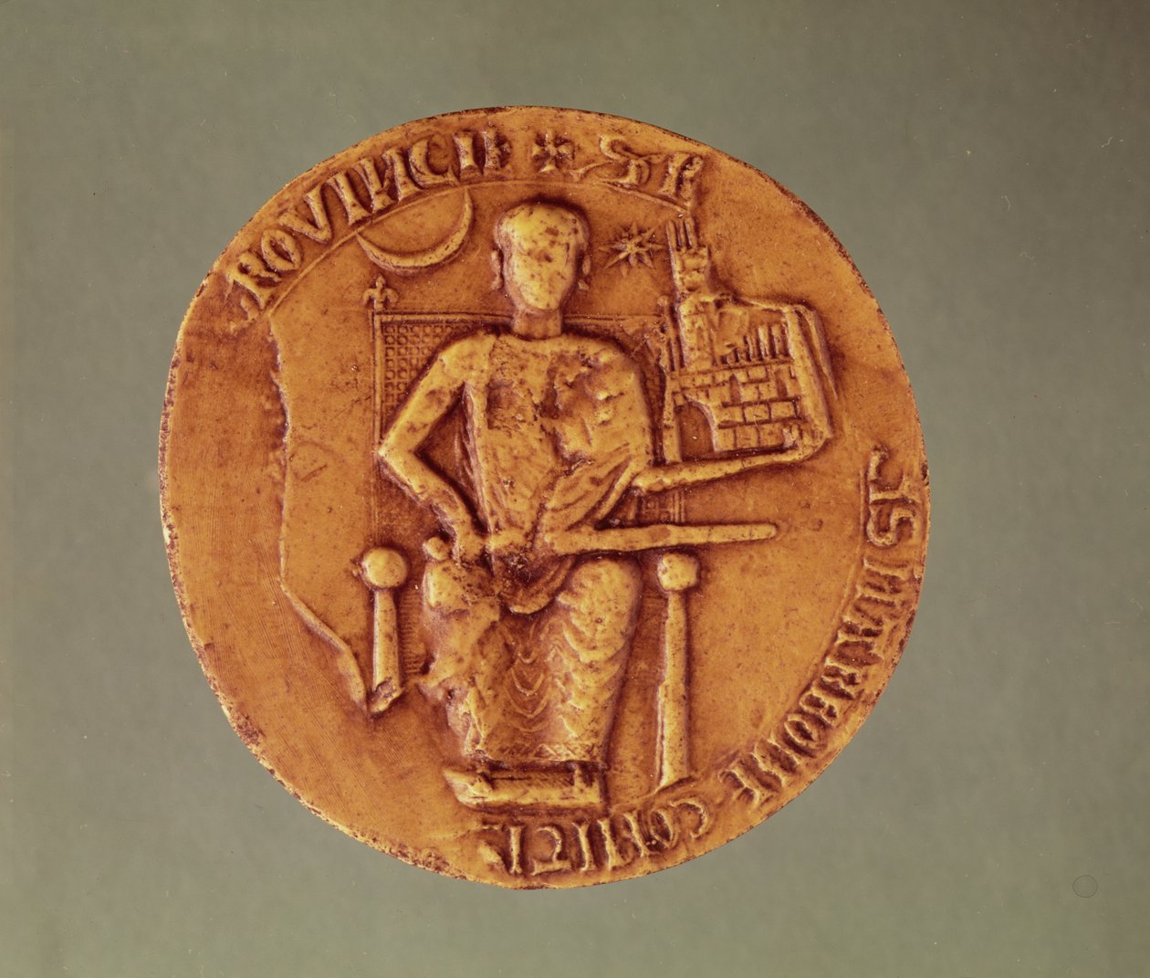 Raymond VI Mührü (1156-1222) Toulouse Kontu, 1204 by French School