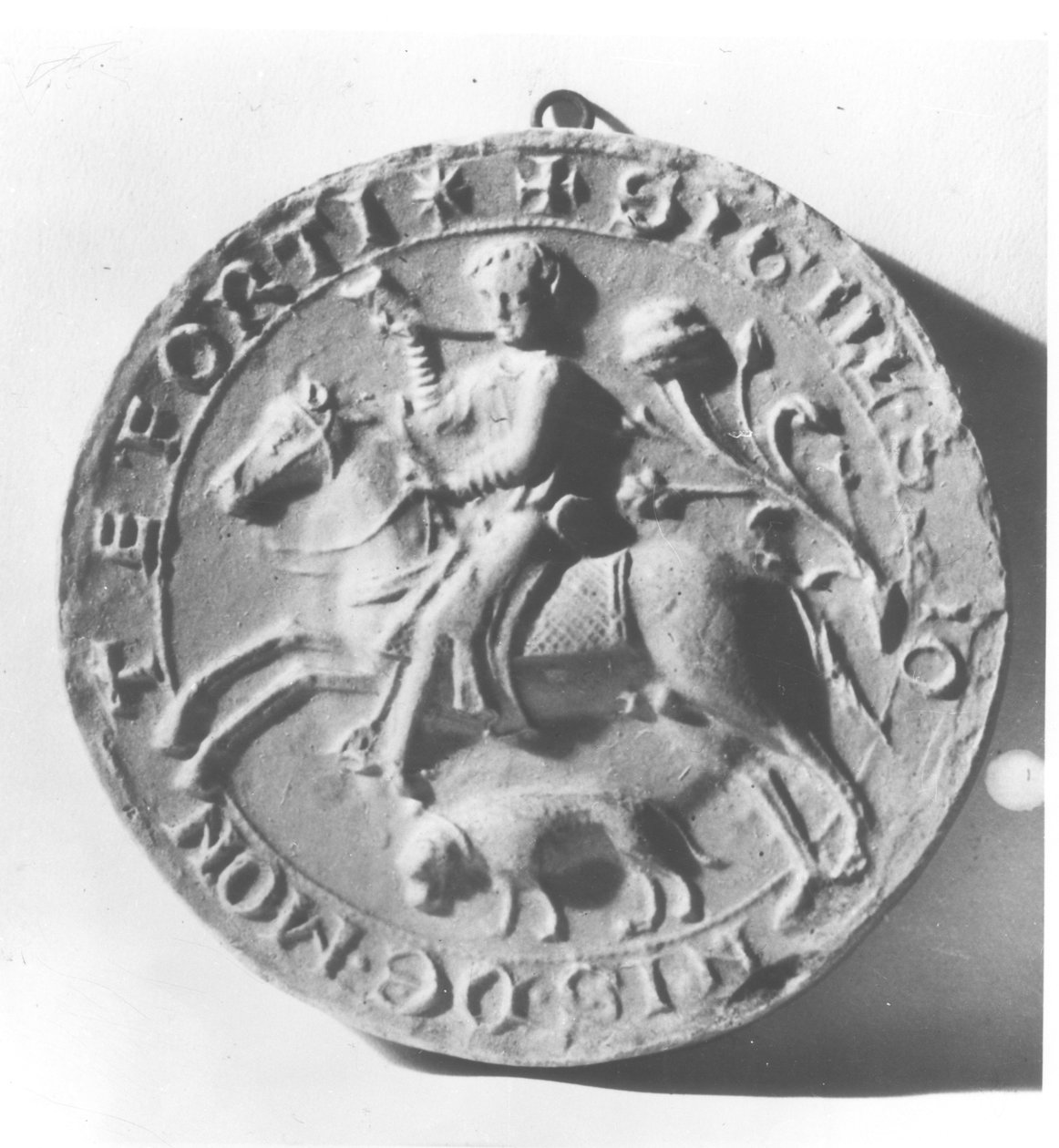 Simon de Montfort Mührü (c.1150-1218) (metal) by French School