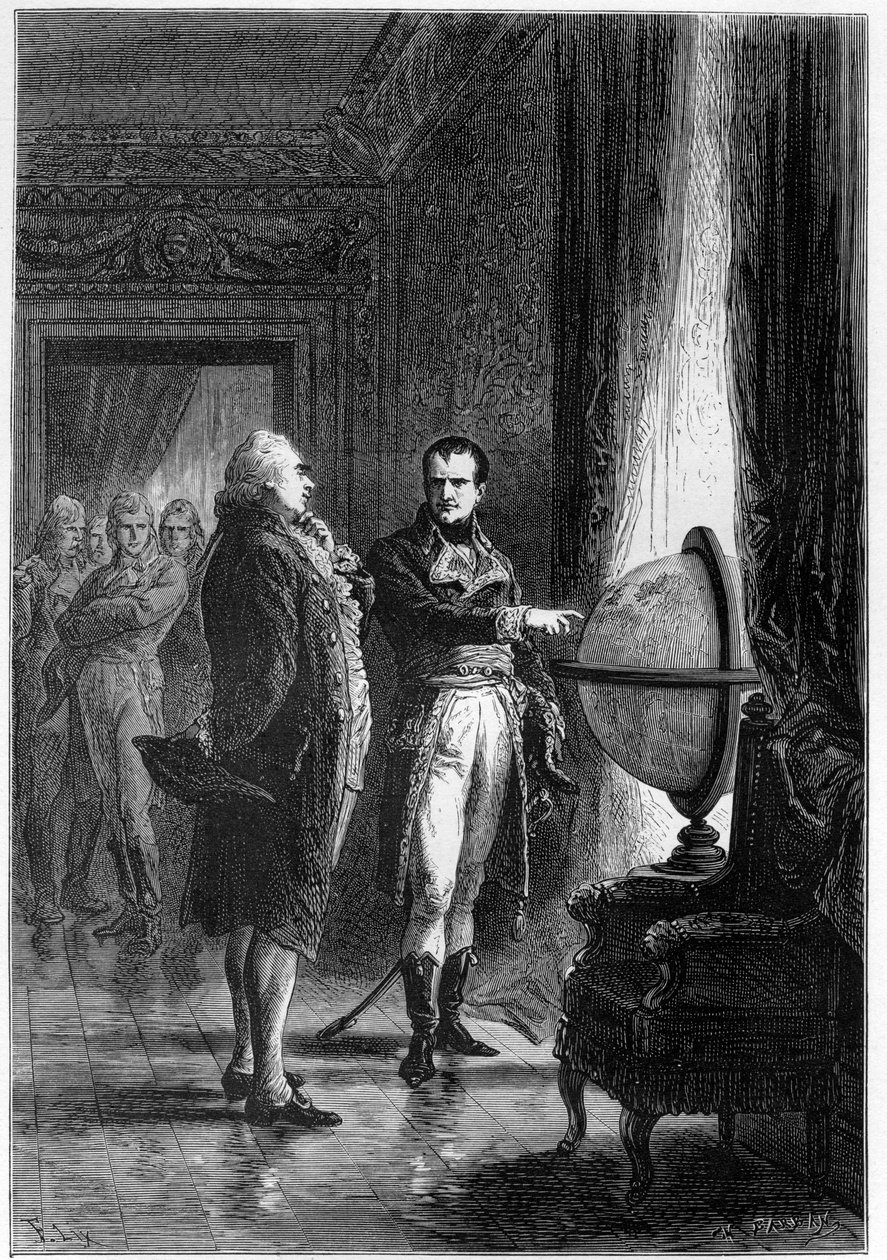 Dünyada ne kadar küçük bir yer tuttuğunuzu görün - ilk konsül NAPOLEON BONAPARTE, Louvre