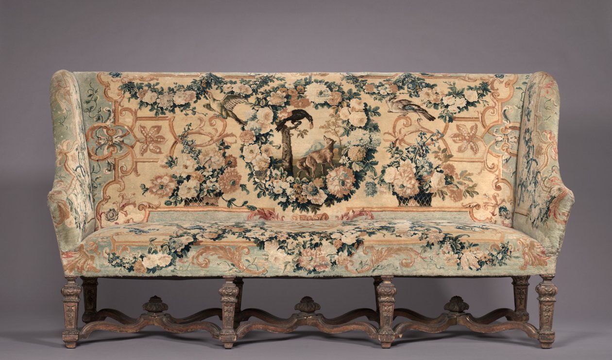Settee, üretici Savonnerie Fabrikası, 1717