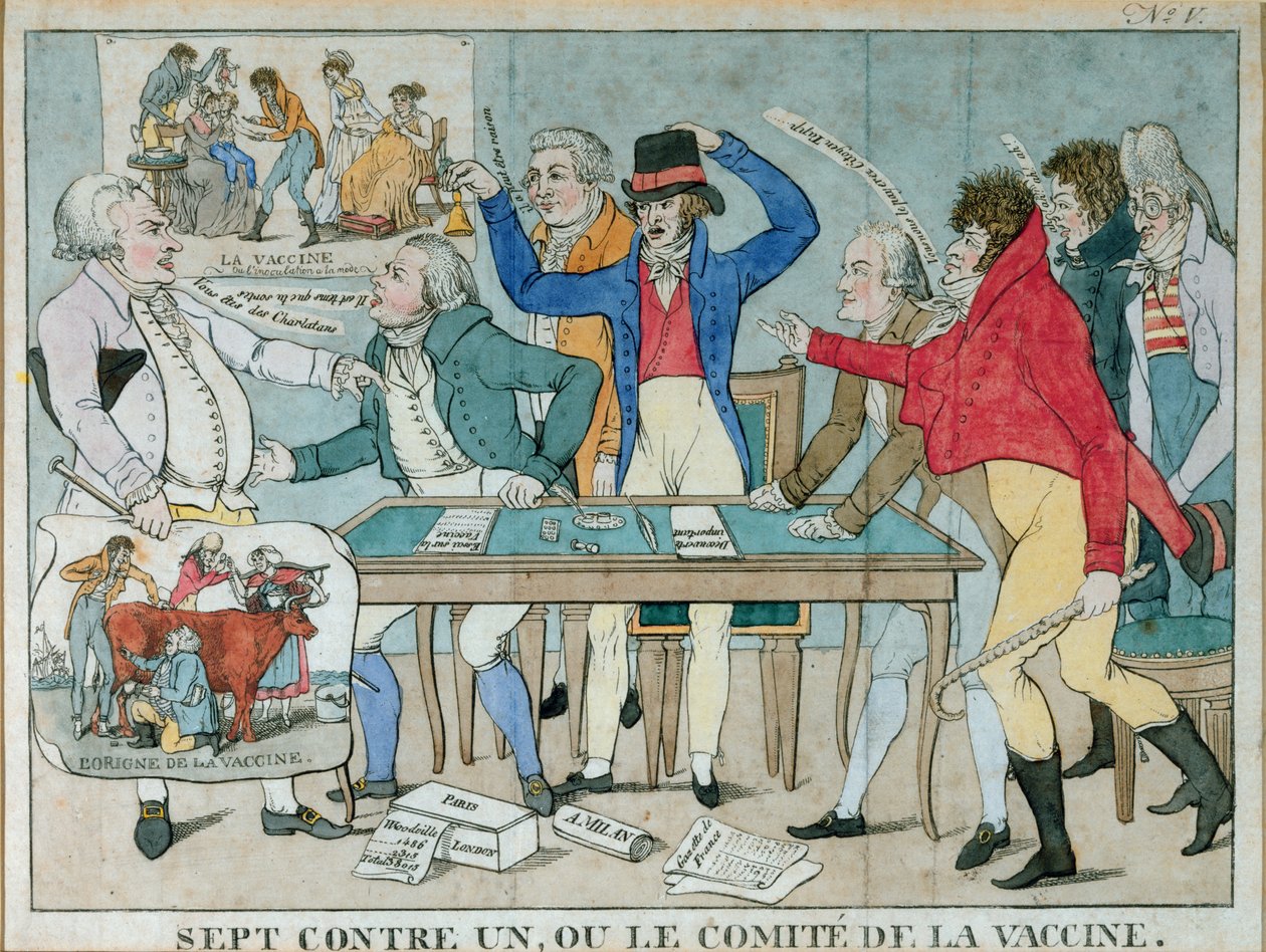 Yediye Karşı Bir veya Aşı Komitesi, c.1800 by French School