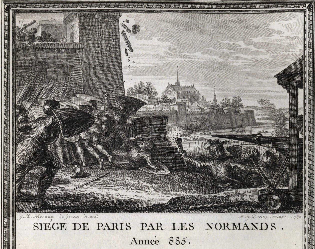 Normanlar tarafından Paris Kuşatması, 885 yılı. “Rakamlar de l