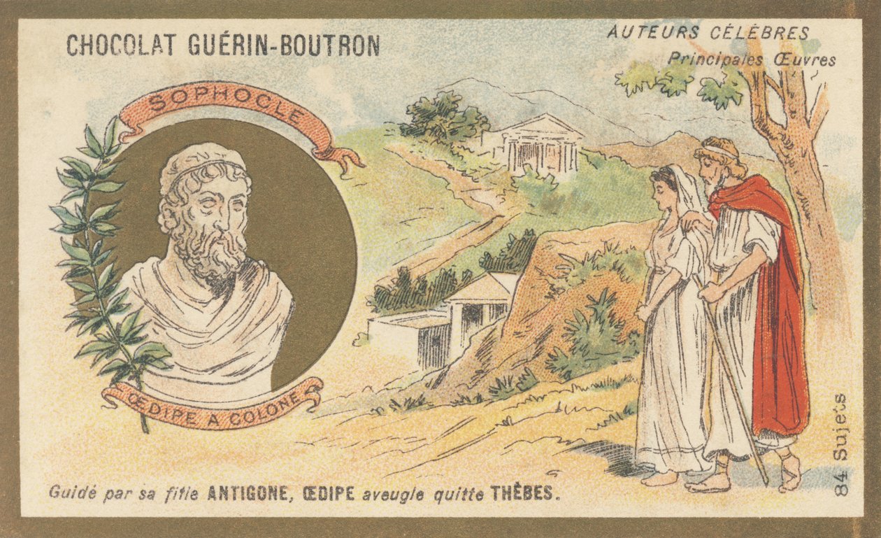 Sofokles (MÖ 495 J-C-406), Yunan Tragedya yazarı, “Oedipus a Colone”un yazarı, MÖ 401