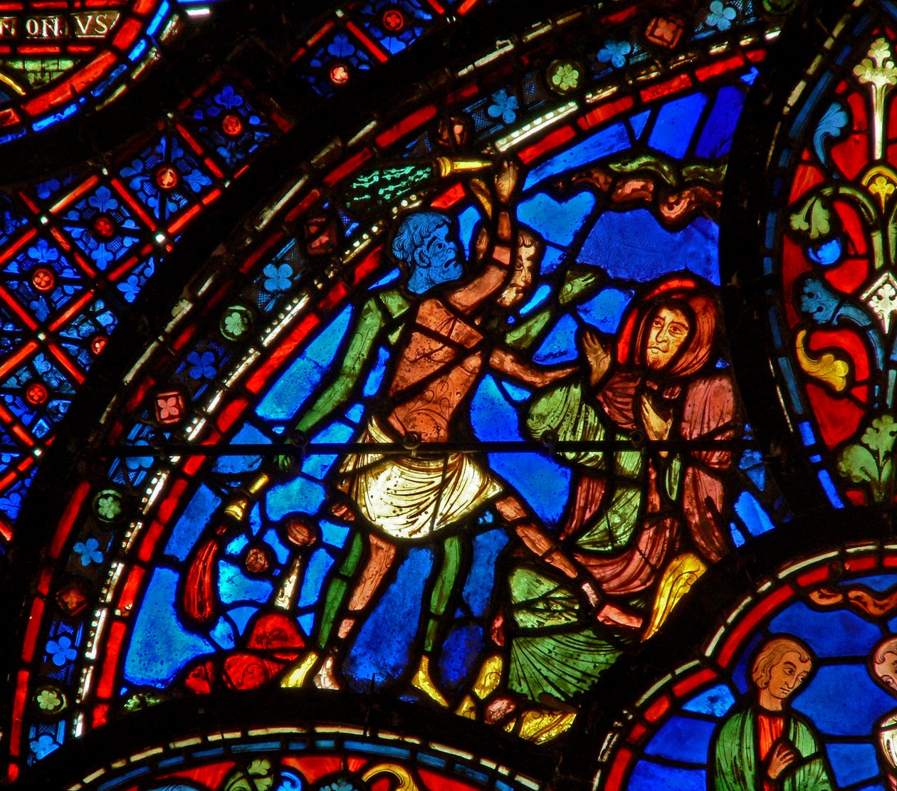 St Anthony: iblisler tarafından saldırıya uğradı (w30b) by French School