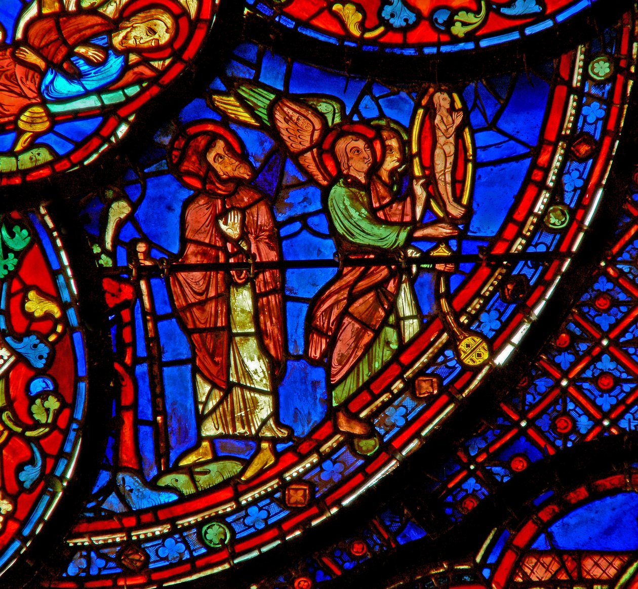 St Anthony: St Paul Anchorites ruhunun yükselişini izliyor (w30b) by French School