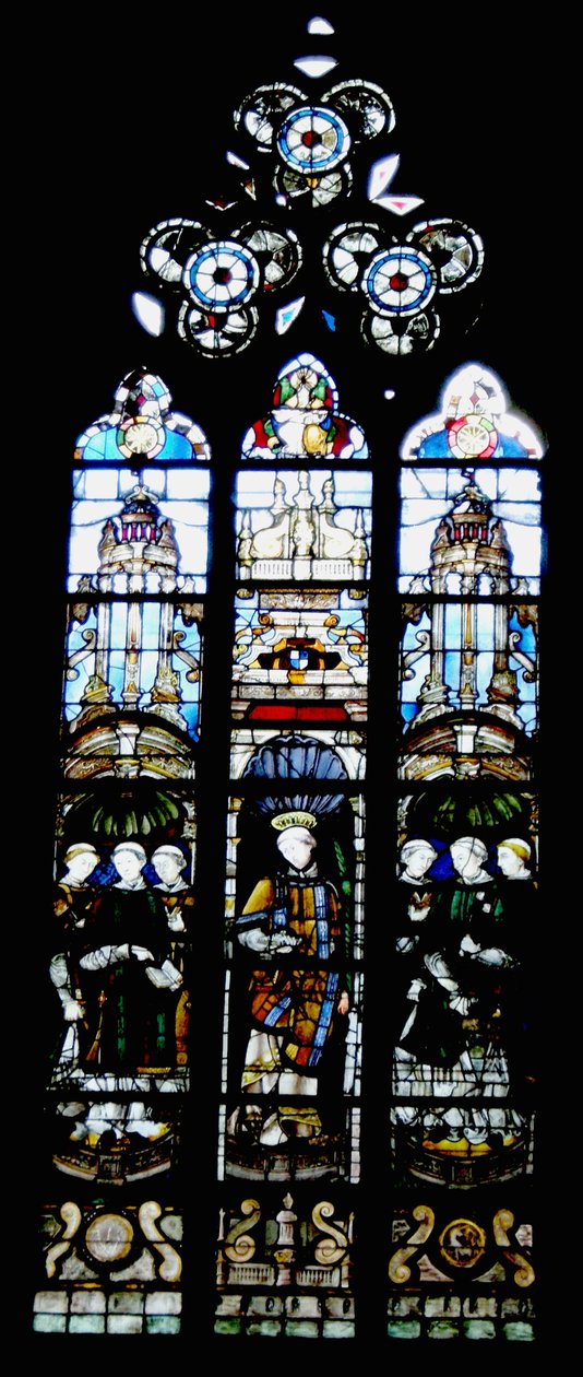 Aziz Benedict ve Benedictine rahipleri by French School