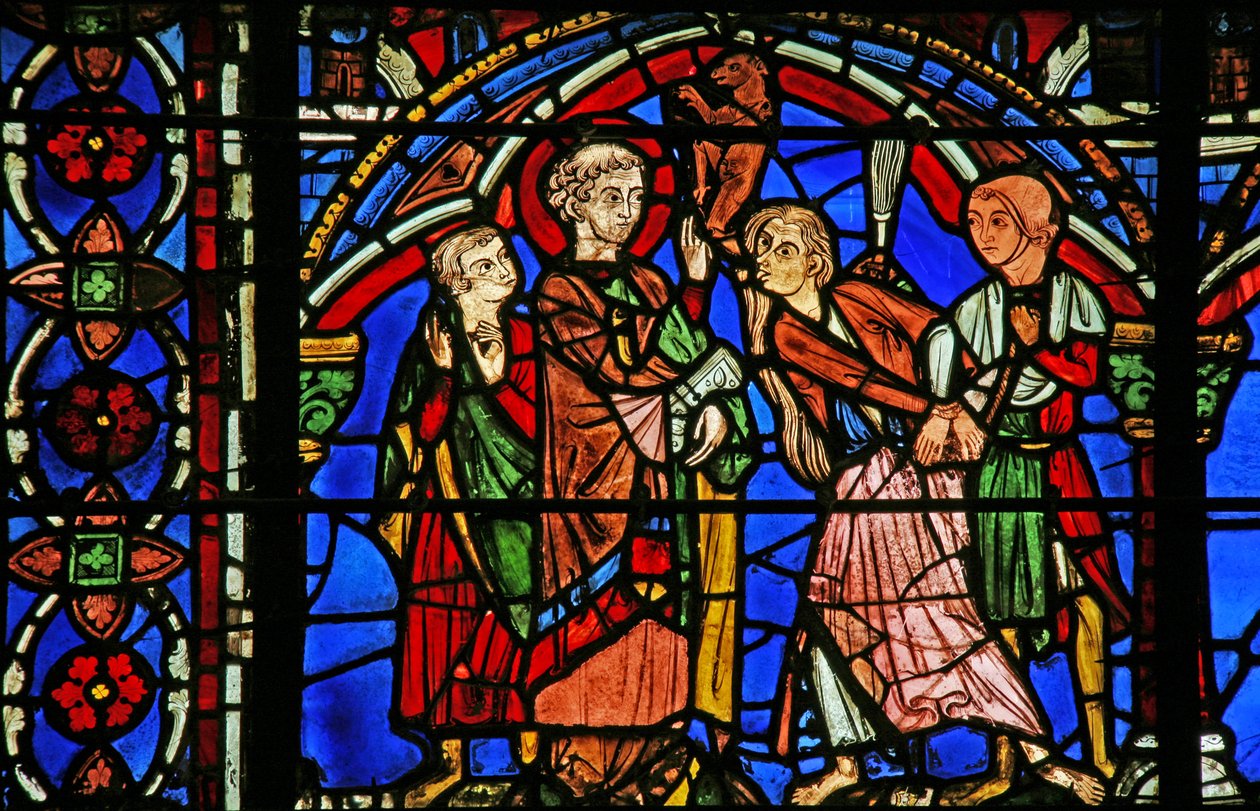 St Cheron penceresi: Ele geçirilen bir kişiyi iyileştirir (w15) by French School