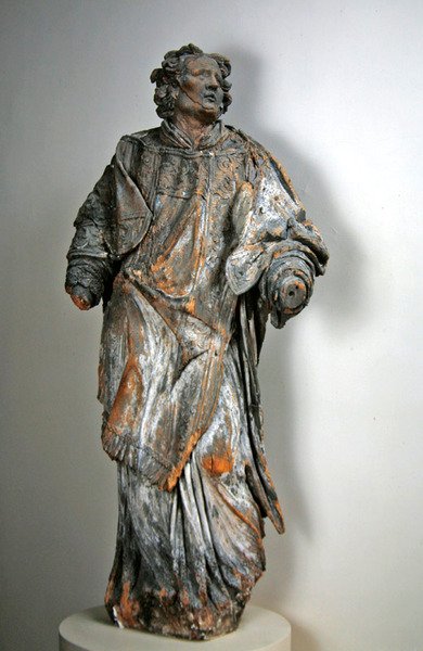 Aziz Etienne (ahşap) by French School