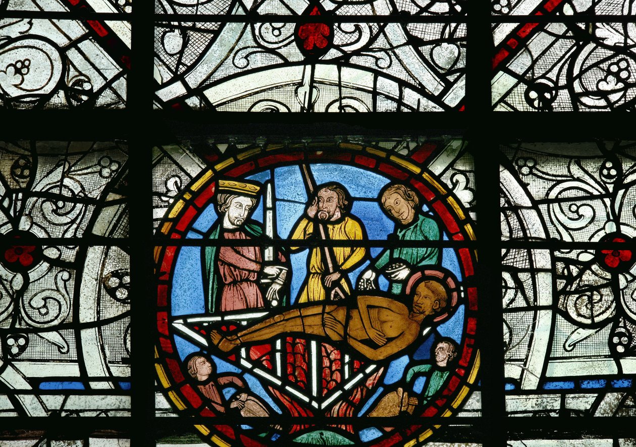 St Laurence ızgarada by French School