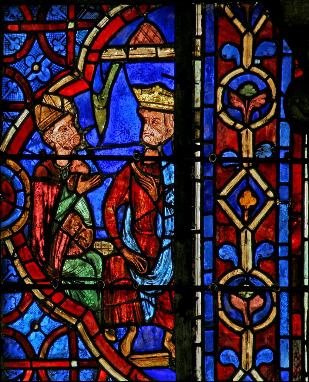 St Thomas Becket, Fransız kralı tarafından karşılandı (g18) by French School