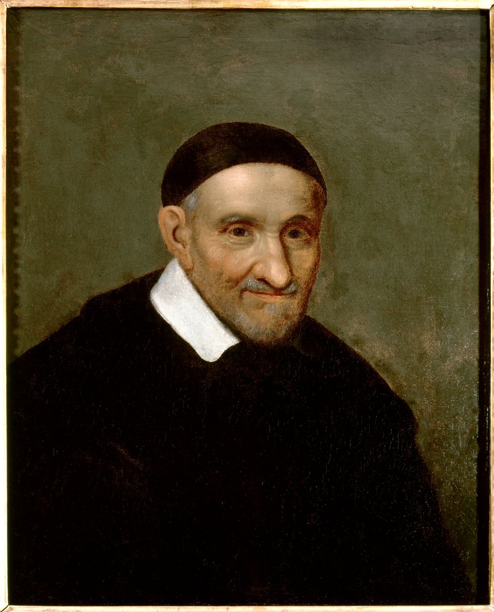 St Vincent de Paul by French School