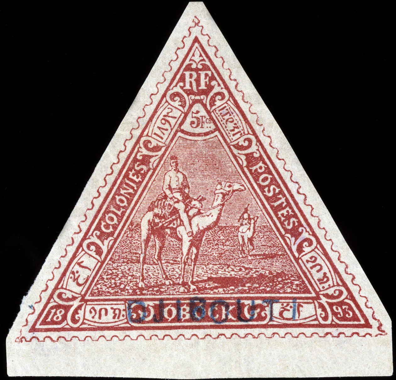 Fransız Obock kolonisinin damgası “Cibuti” olarak yeniden adlandırıldı” by French School