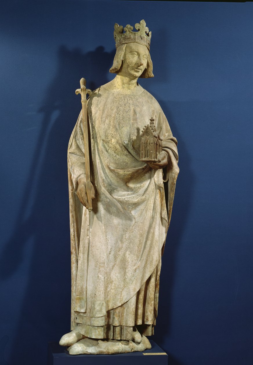 Charles Heykeli (1338-80) Fransa Kralı, 1365-80 (ayrıca bkz. 27646) by French School
