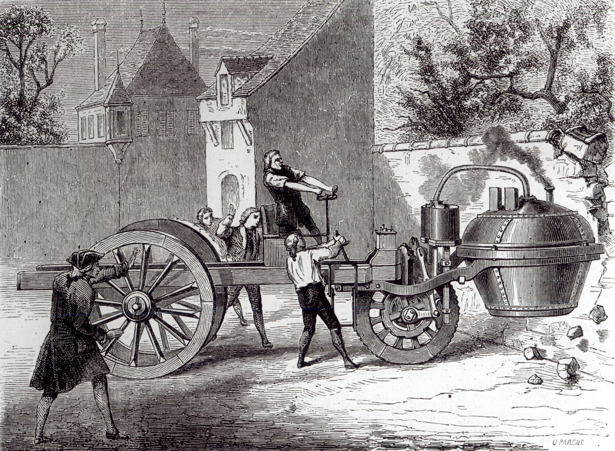 Nicolas Joseph Cugnot (1725-1804) tarafından 1771, 1886