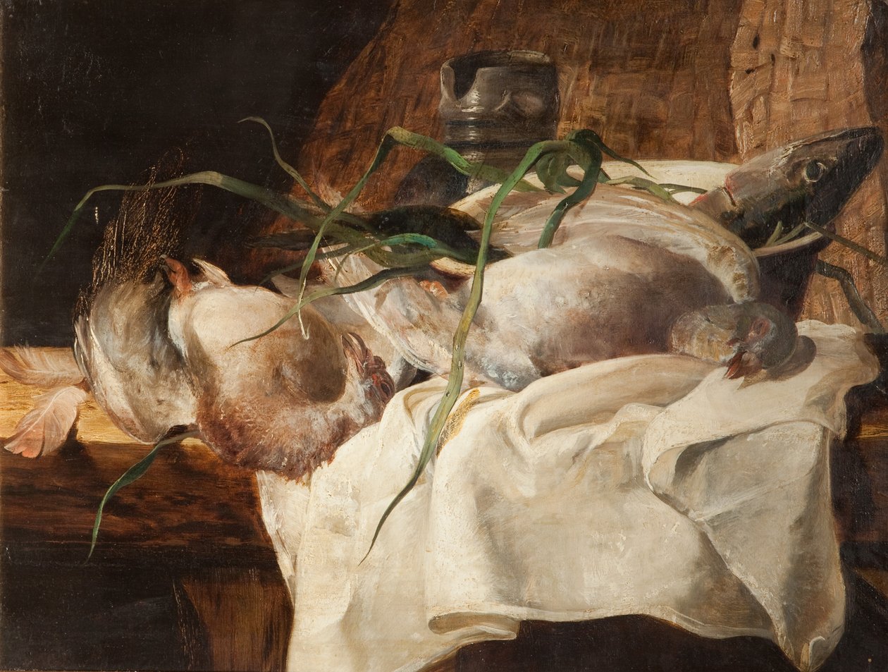 Oyun ile Natürmort by French School