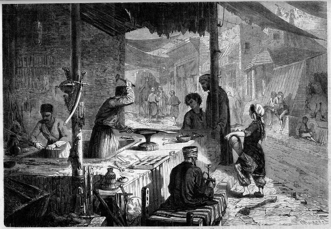 Street Metier: Trabzon, Türkiye sokaklarında bir şam silahşörü by French School