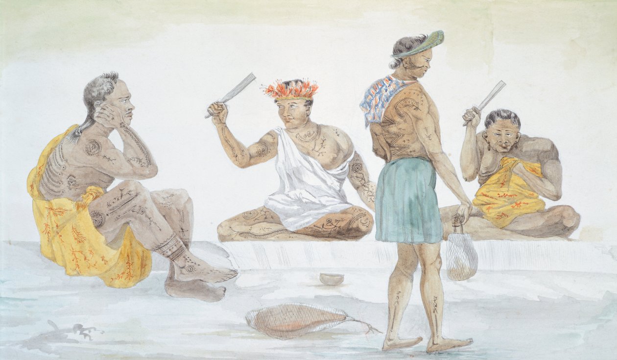 Tahiti kumaş çırpıcılar, Louis I Duperrey
