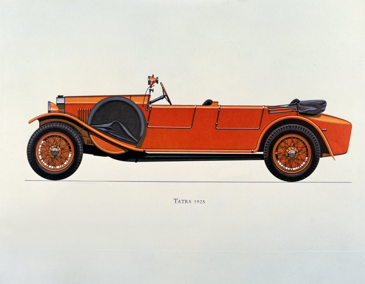 Tatra motorlu araba, 1925 by French School