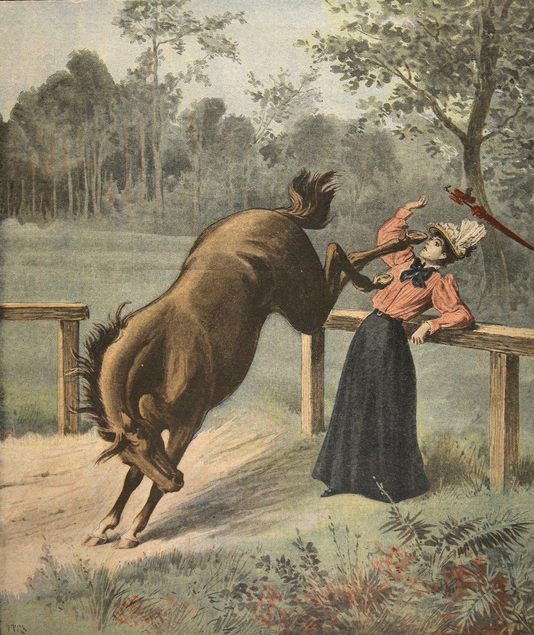 Korkunç tekme, Le Petit Journal