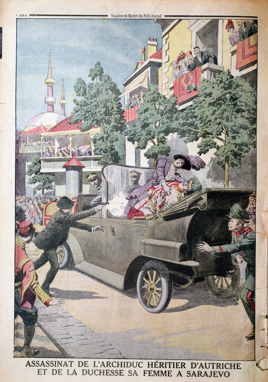 Avusturya Arşidükü Franz Ferdinand (1863-1914) ve eşi Düşes Sophia