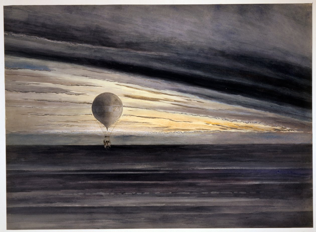 Balon, Zénith, Mart 1875