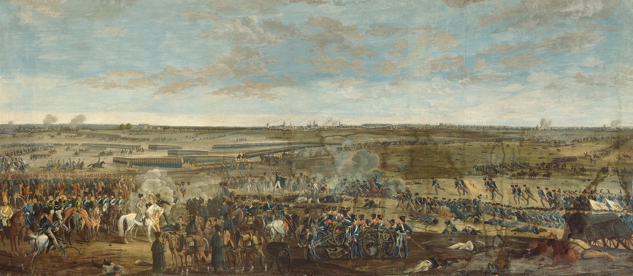 Leipzig Savaşı, 18 Ekim 1813 (ayrıntılar için bkz. 161783) by French School