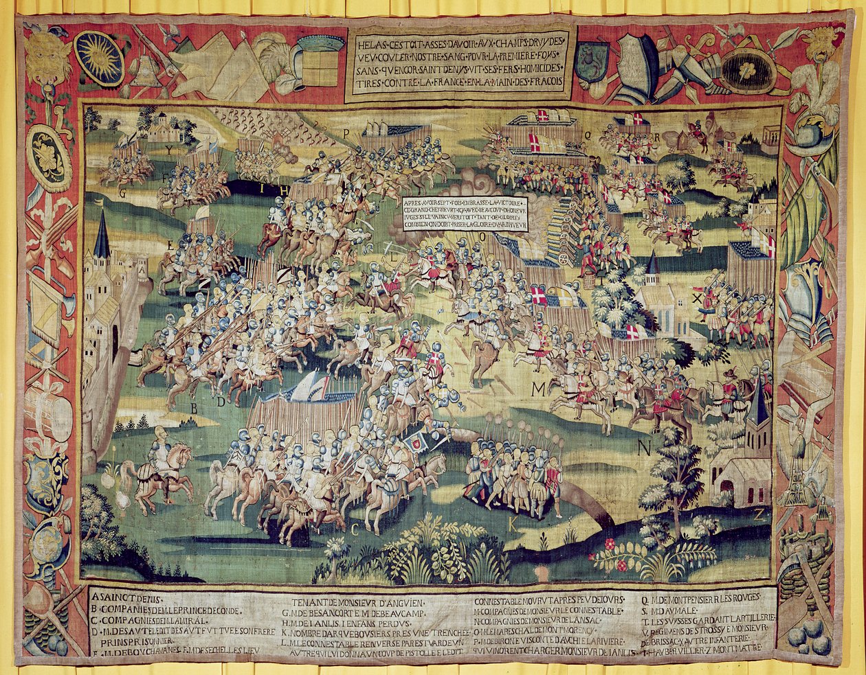St. Denis Savaşı, 10 Kasım 1567, 1570-80 by French School