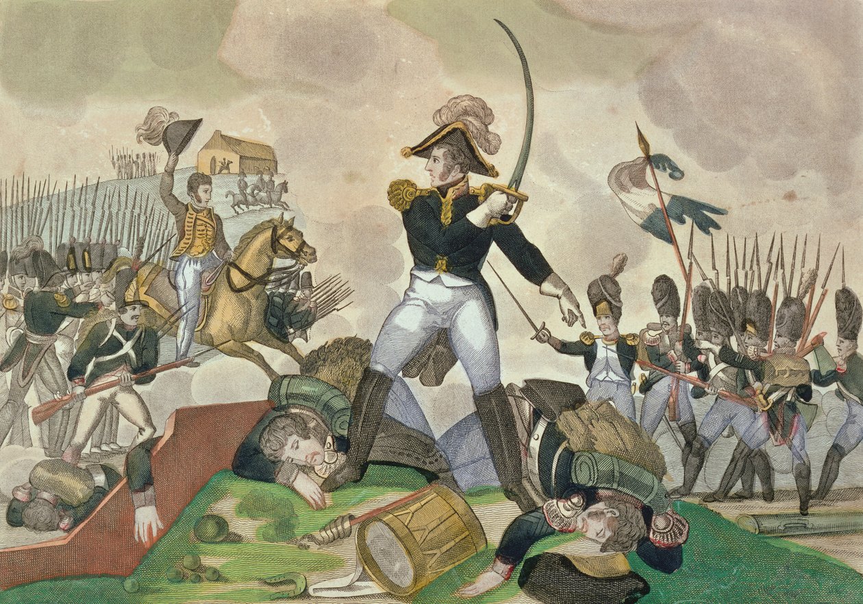 Waterloo Savaşı, 18 Haziran 1815 by French School