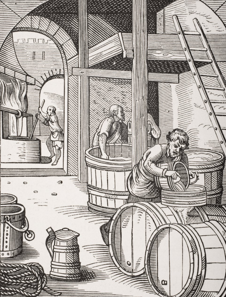 Brewer, Jost Amman (1539-91) tarafından Paul Lacroix (1806-84) tarafından 