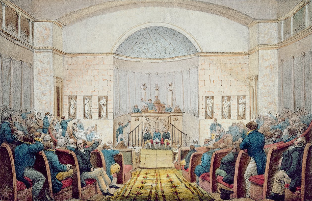 Temsilciler Meclisi, c.1820 by French School