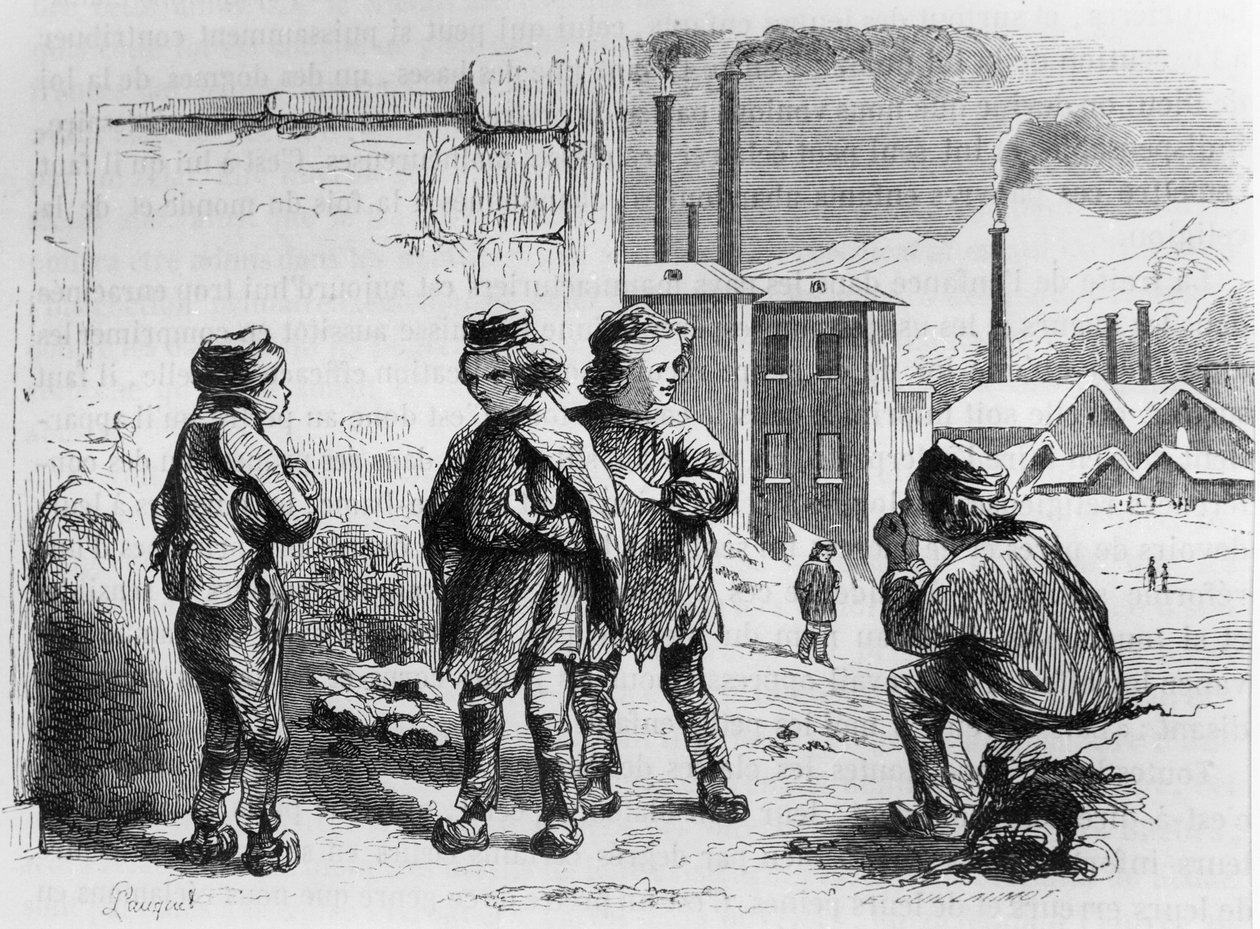 Fabrikanın Çocukları, 1842 by French School