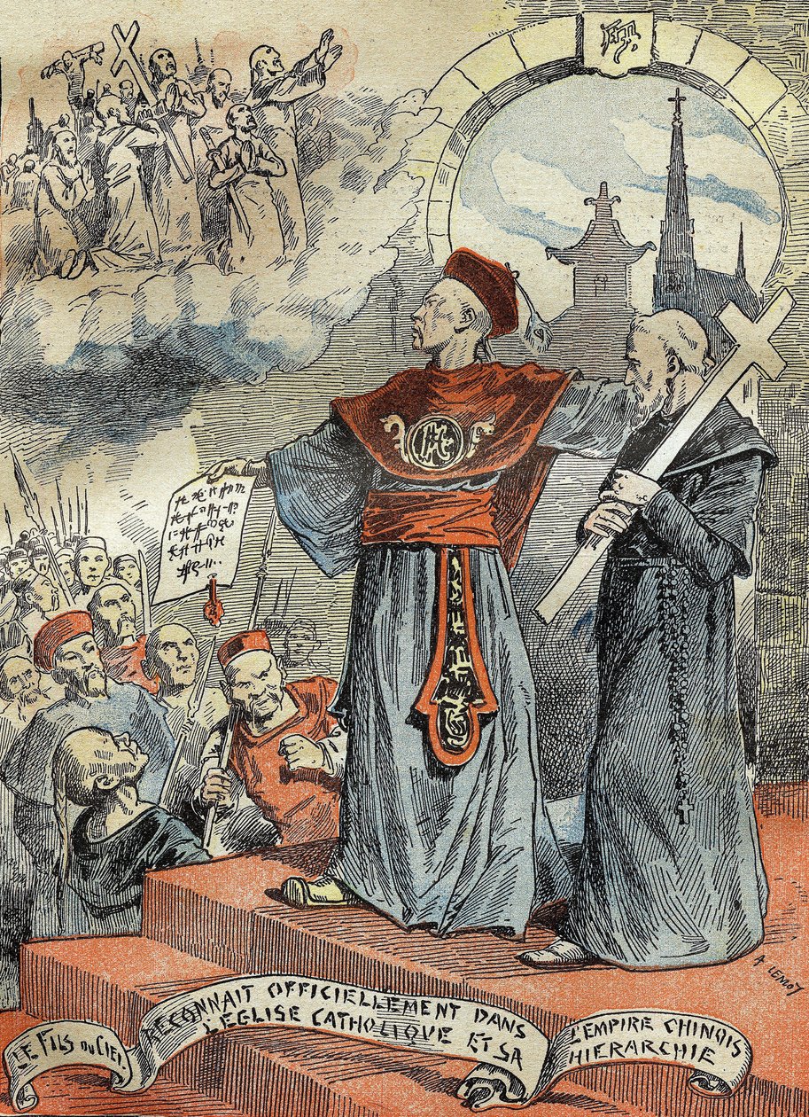 Çin İmparatoru Guangxu (Kouang-siu veya Kouang Siu) (1872-1908) Katolik Kilisesi