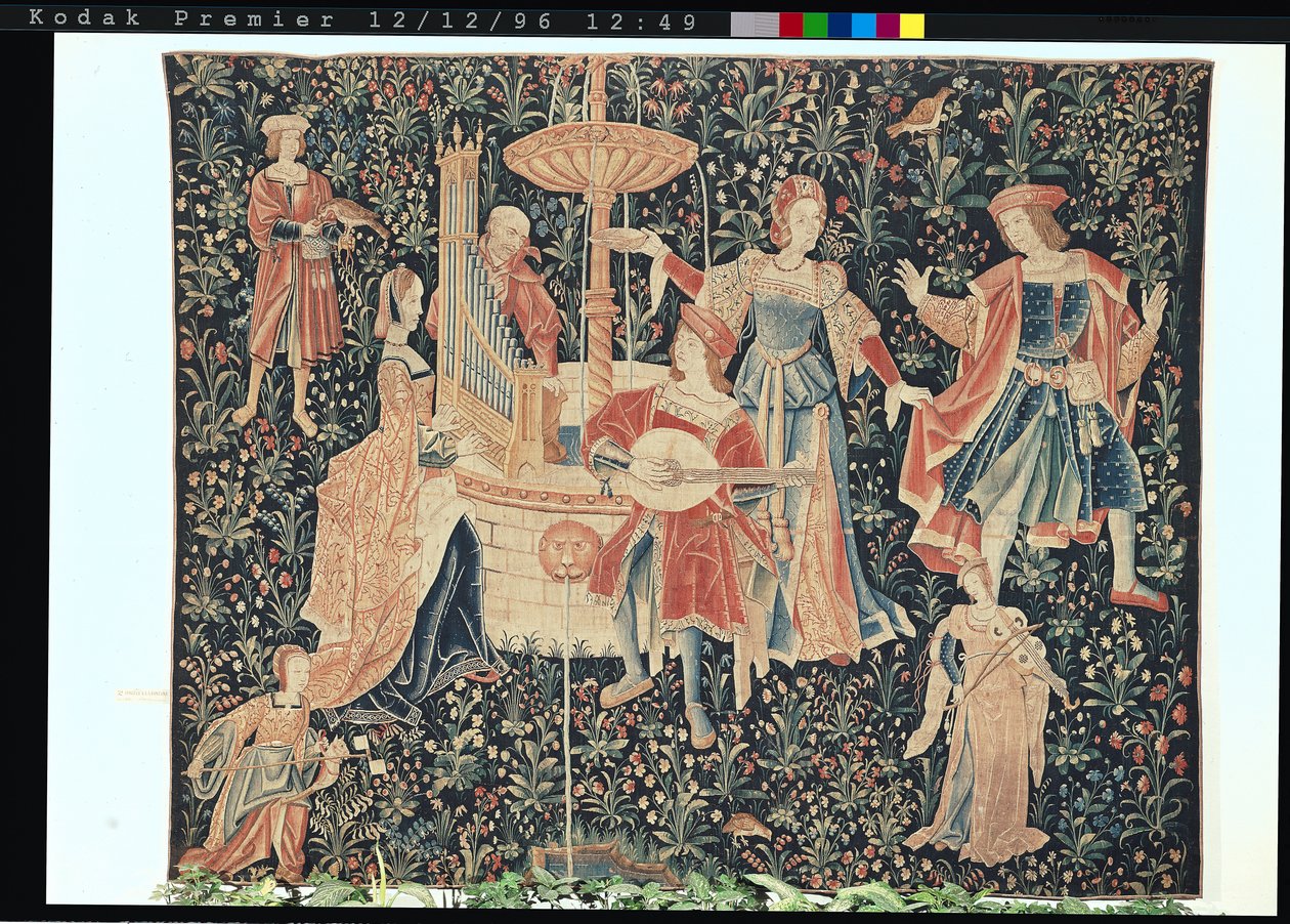 The Concert at the Fountain, Loire atölyesi, c.1570-80 (ayrıntılı bilgi için bkz. 87758, 19846) by French School