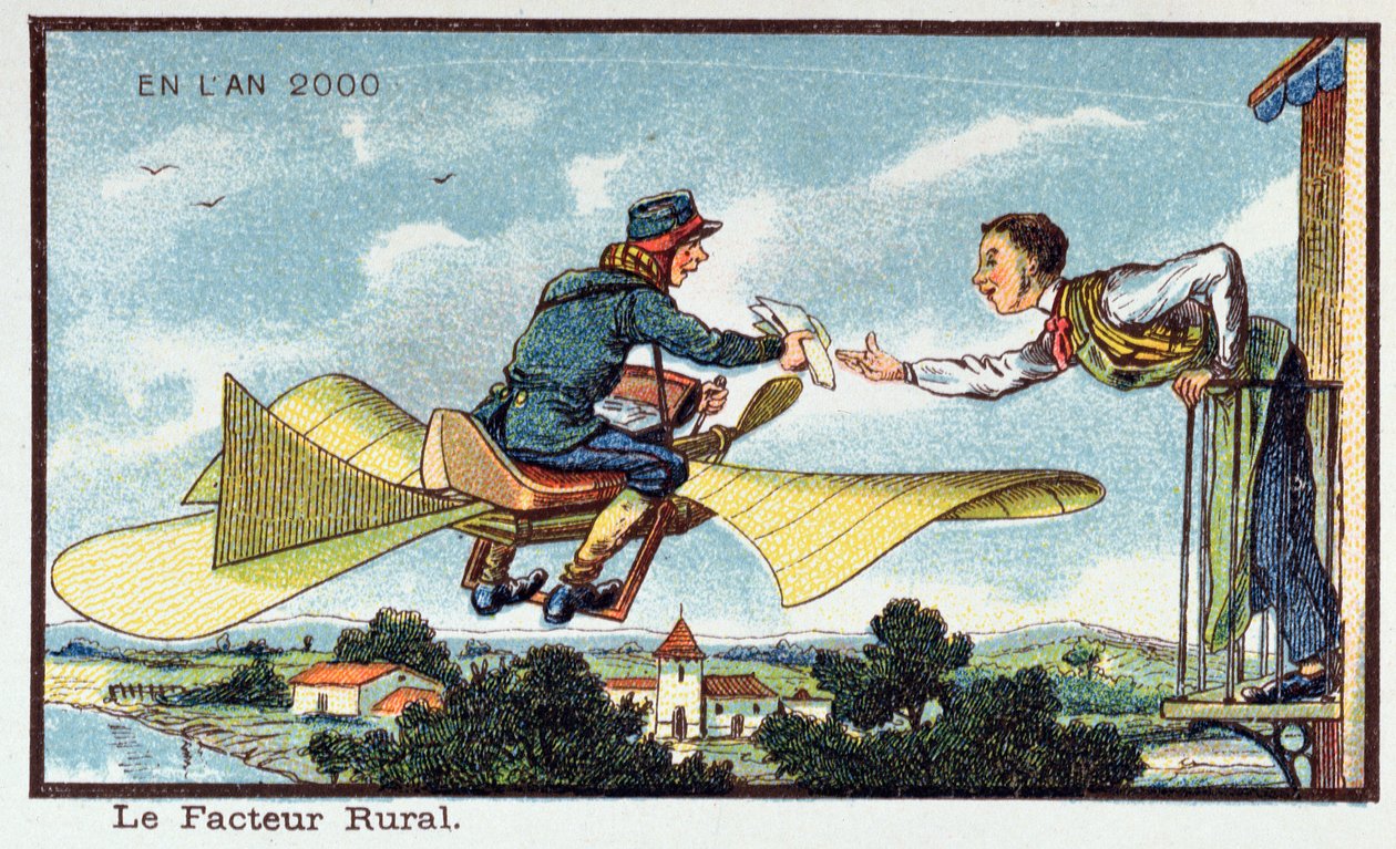 2000 yılında Ülke Postacısı, c. 1913 by French School