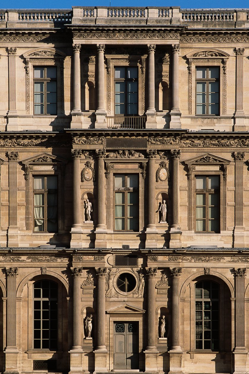 Cour Carree, Kuzey tarafı by French School