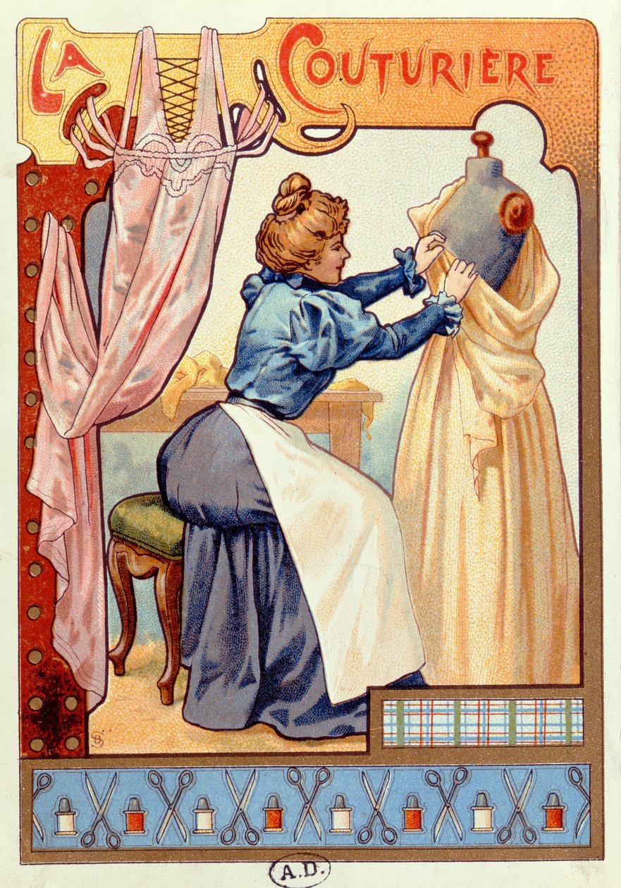 Couturier, 1899 by French School