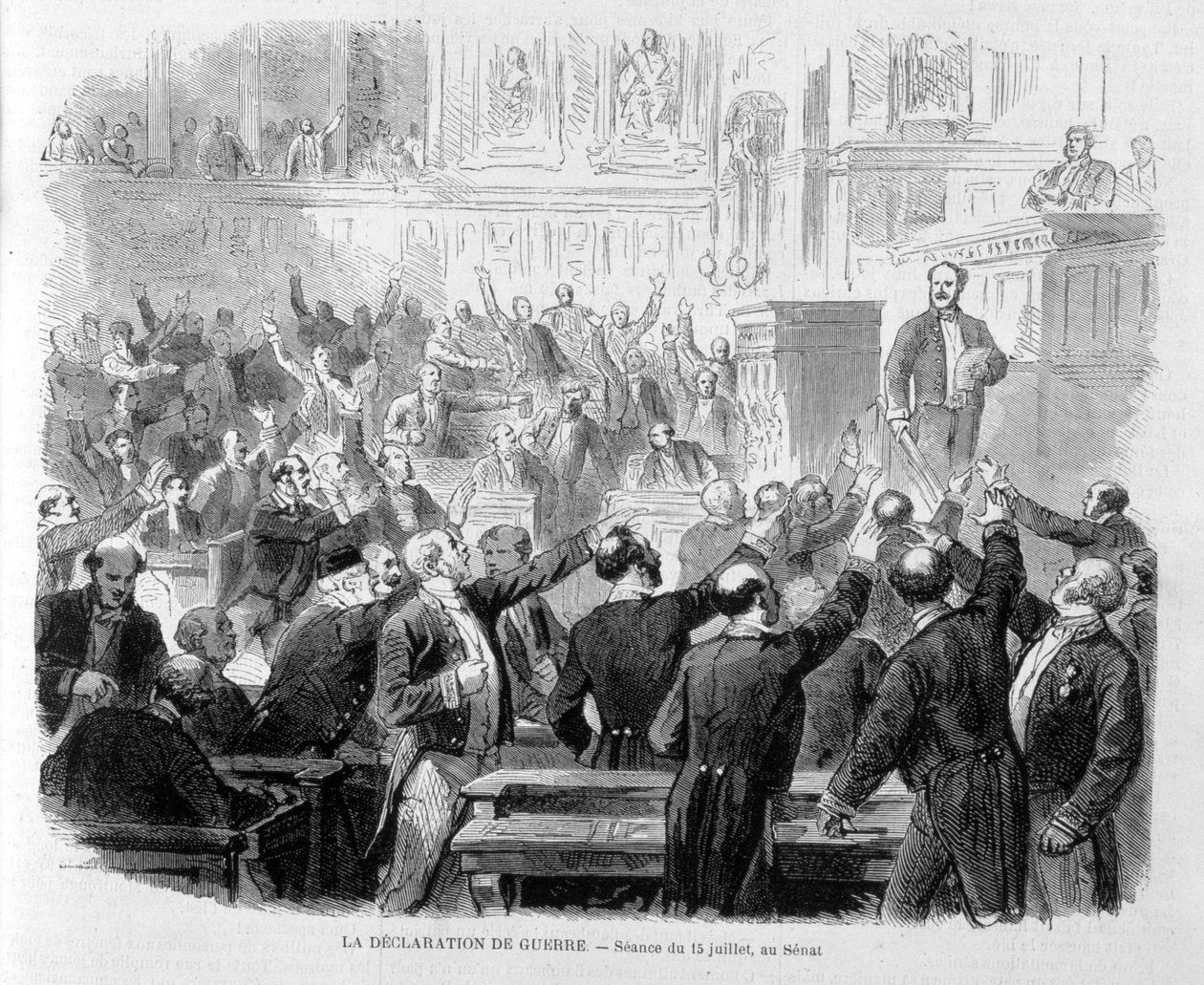 1870 Savaş Bildirgesi: 15 Temmuz Senato
