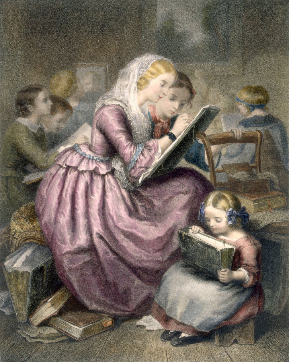 Çizim Okulu, c1835. by French School