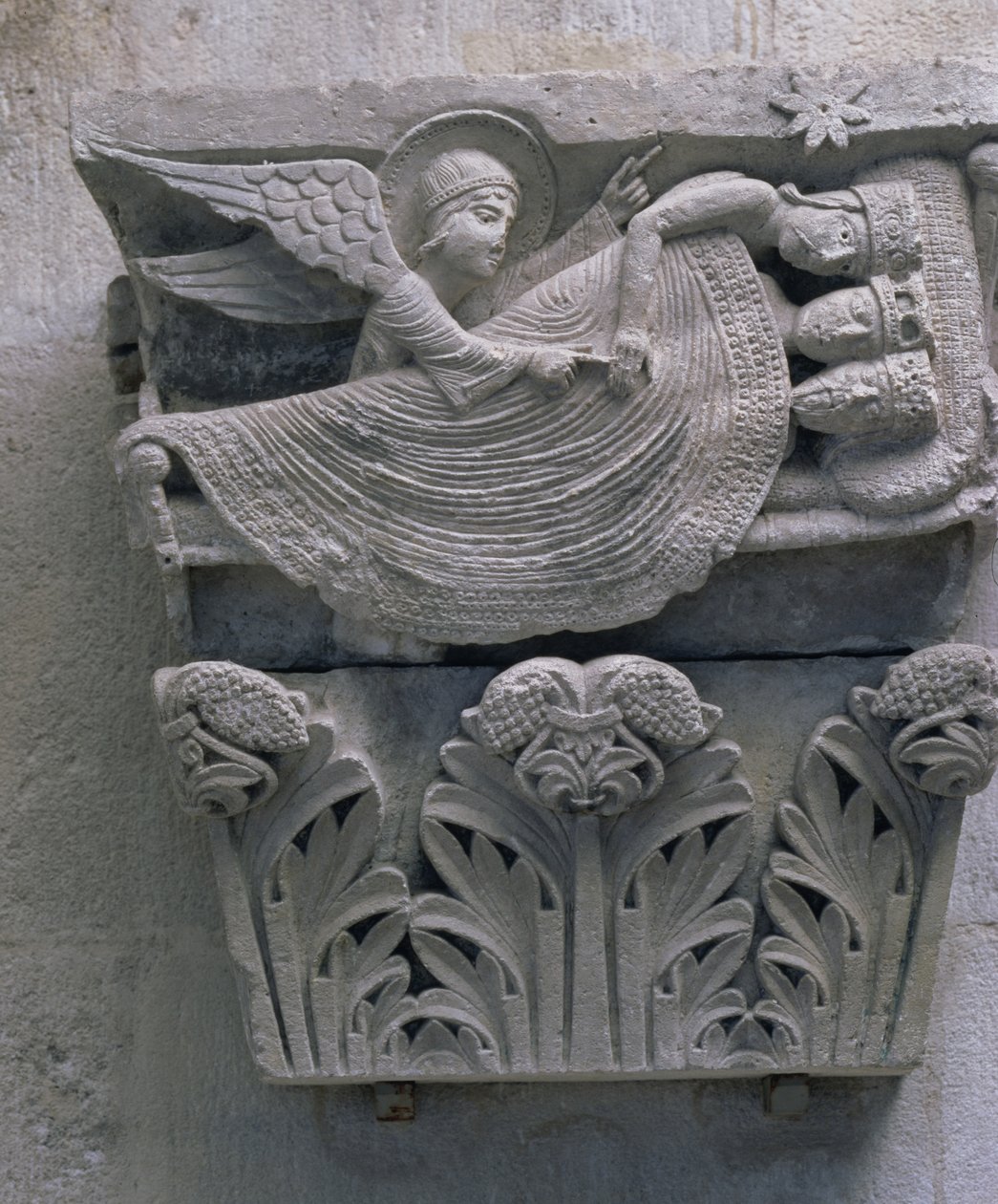 Üç Kralın Rüyası, katedral nefinden orijinal sermaye by French School