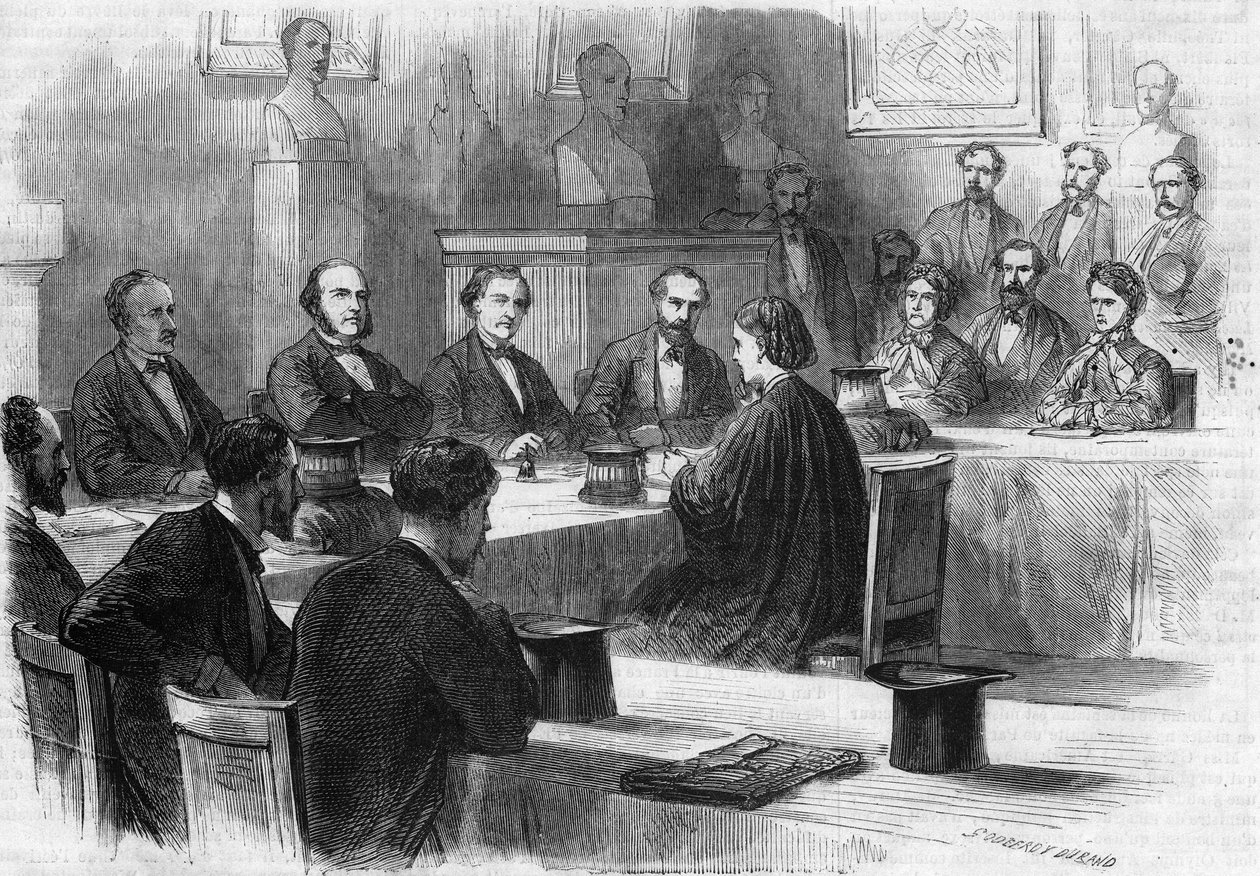 İngiliz Elizabeth Garrett Anderson (1836-1917), bunları 1870