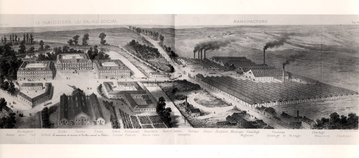 Jean-Baptiste Andre Godin (1817-88), Paris, 1871 tarafından yazılan Solutions Sociales